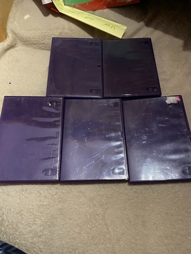 Xbox 360 purple game cases - 5,